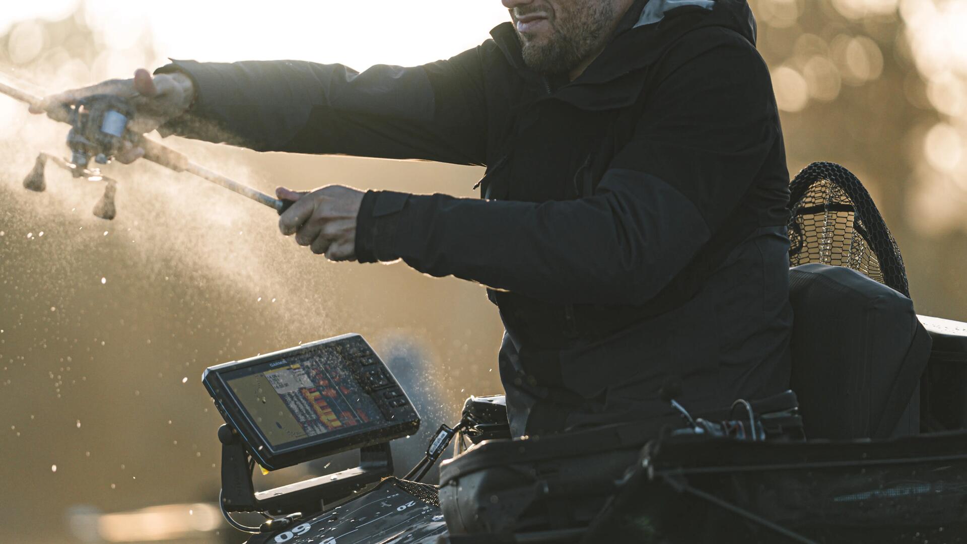 Echosondeur Garmin pour permettre au pêcheur d'être efficace 