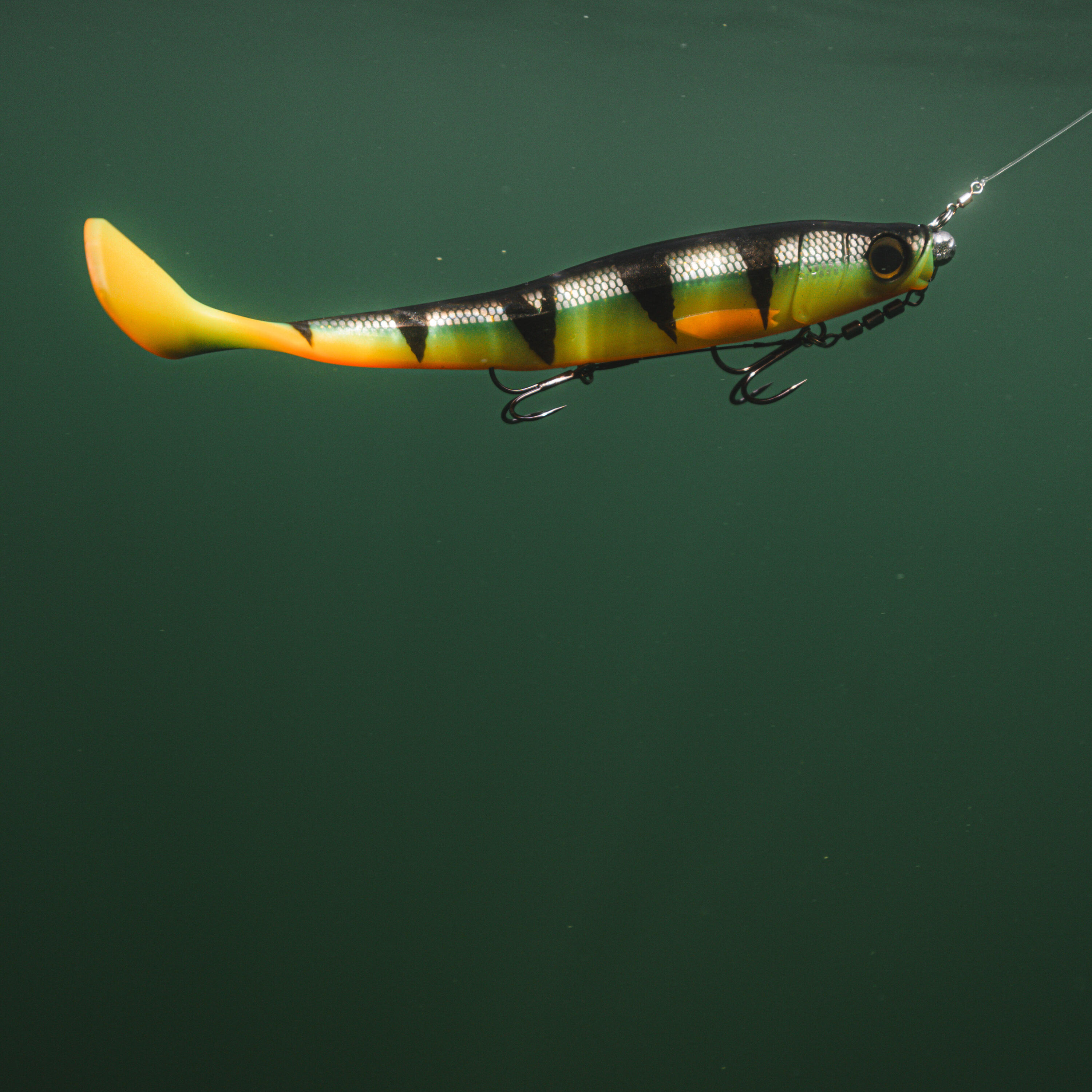 Gummiköder Shad Rogen 250 Firetiger 1 Stk. für Hechte 8/9