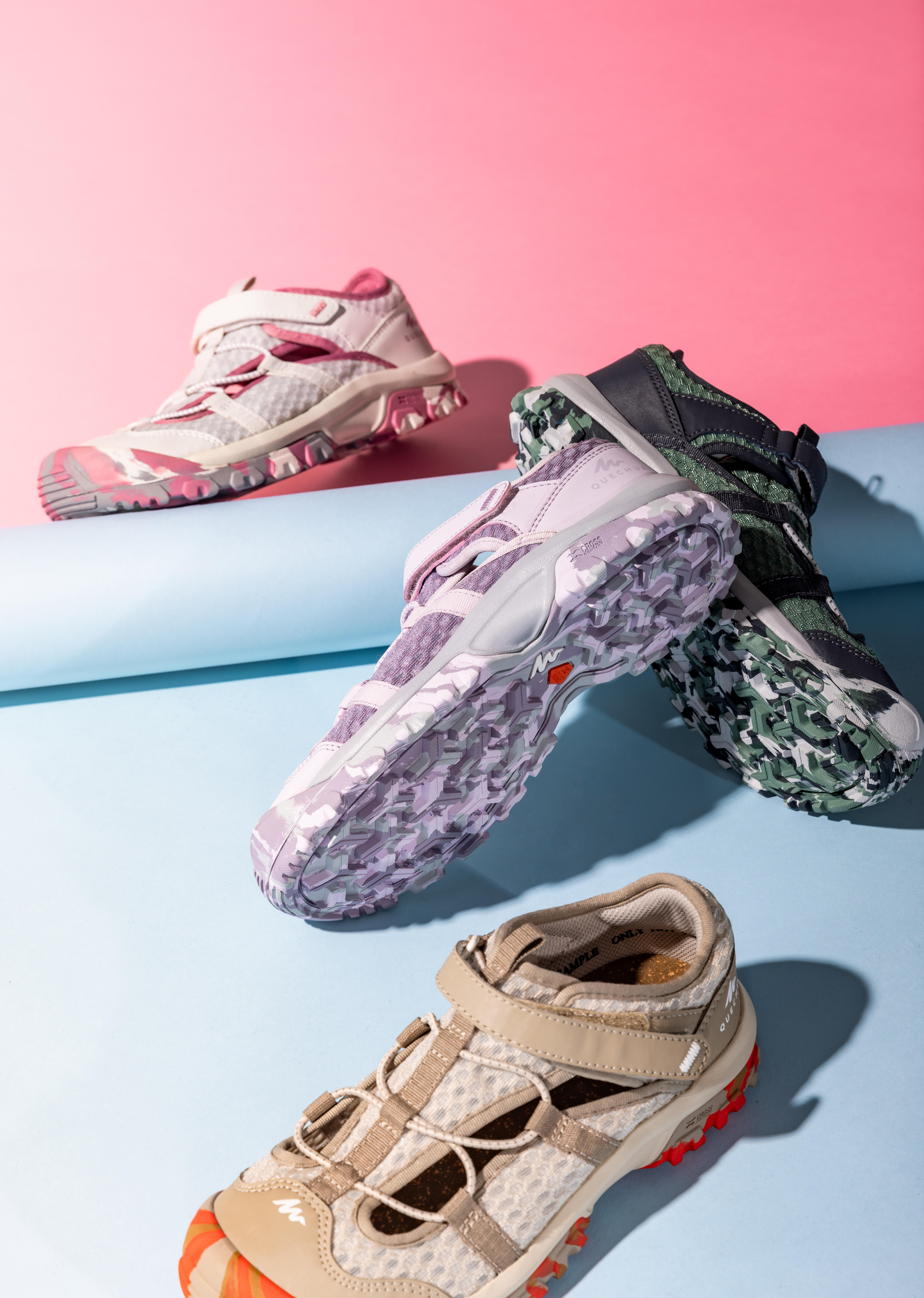 Kids' Hiking Sandals MH150 C9½ to 5½ - pink