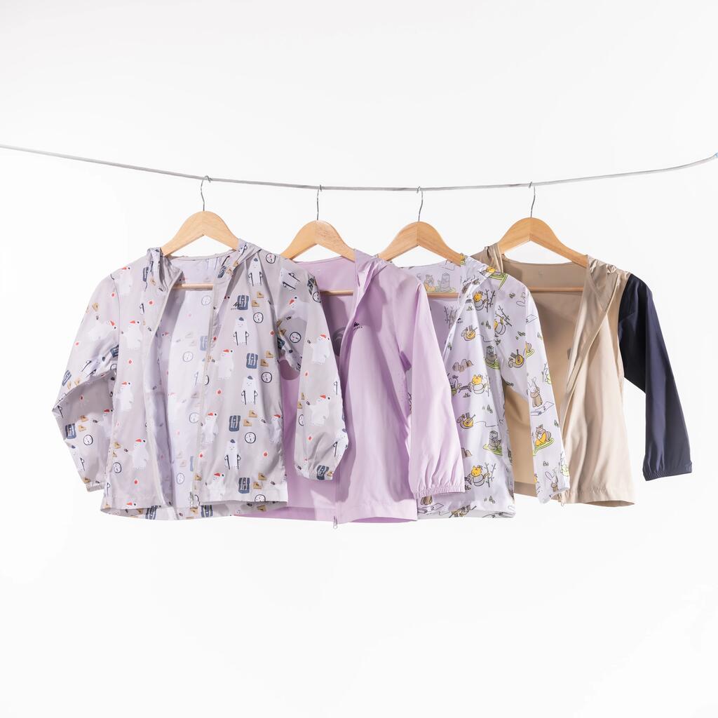Veste ANTI-UV enfant 2-6 ans - violette