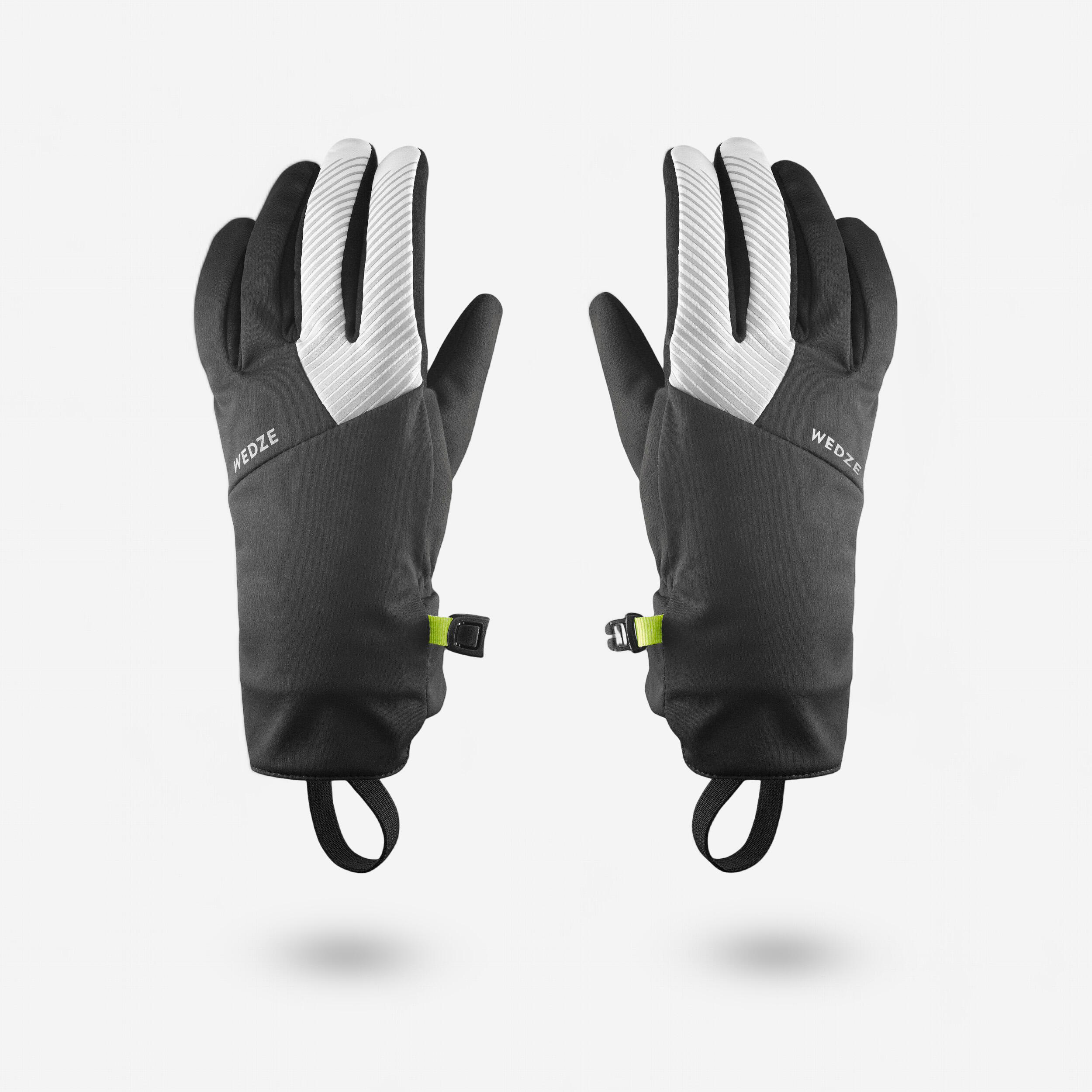 INOVIK KIDS' WARM CROSS-COUNTRY SKI GLOVES 100