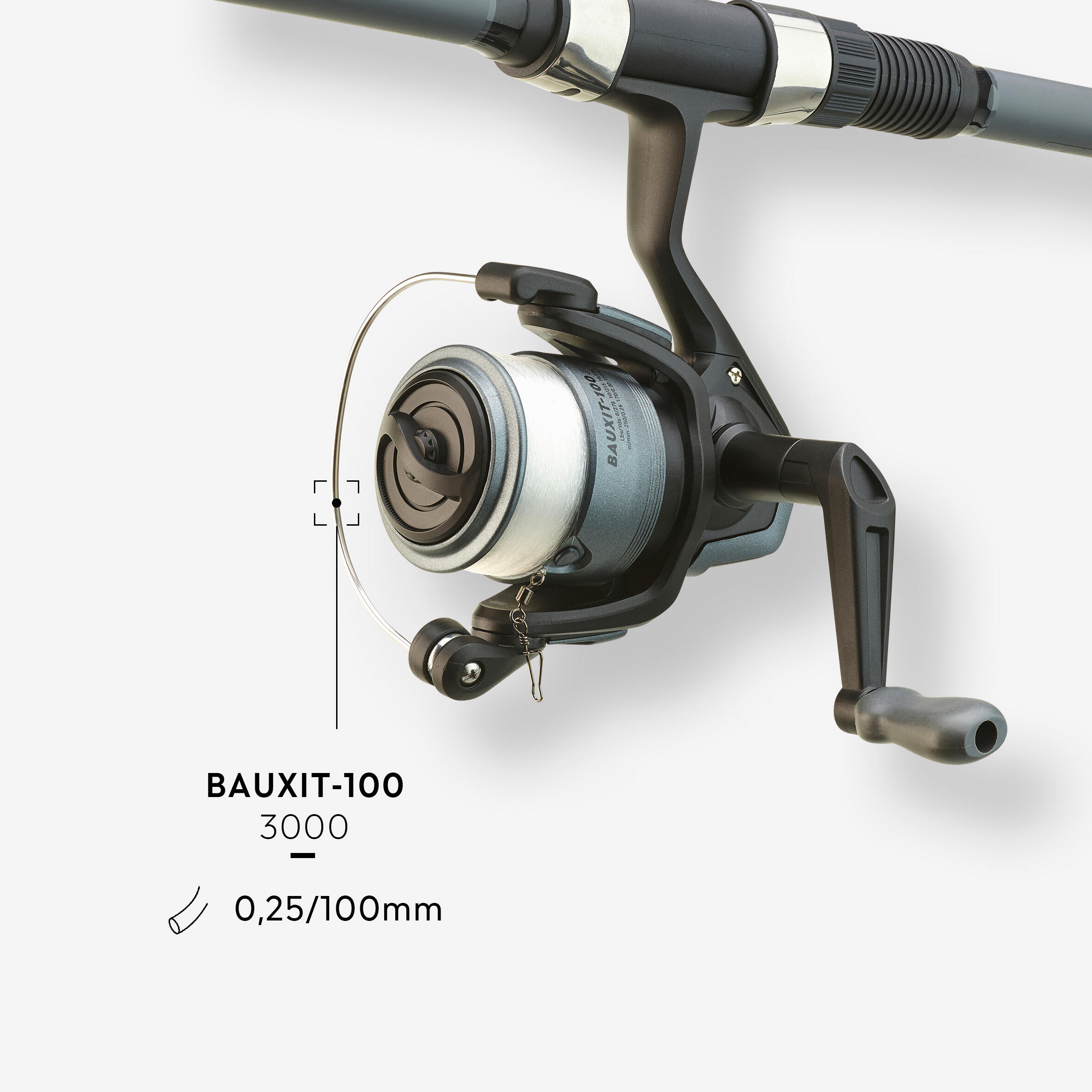 Angelset U-Fish 2,40 Rute mit Rolle | Decathlon