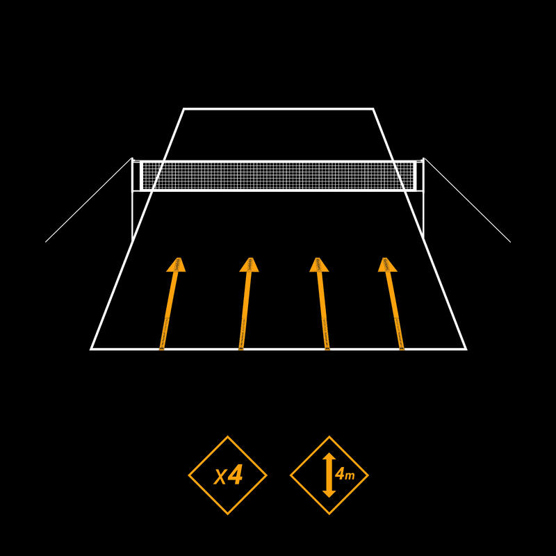 Conjunto para o treino de Ténis de Praia TRAINING SERVICE PRECISION