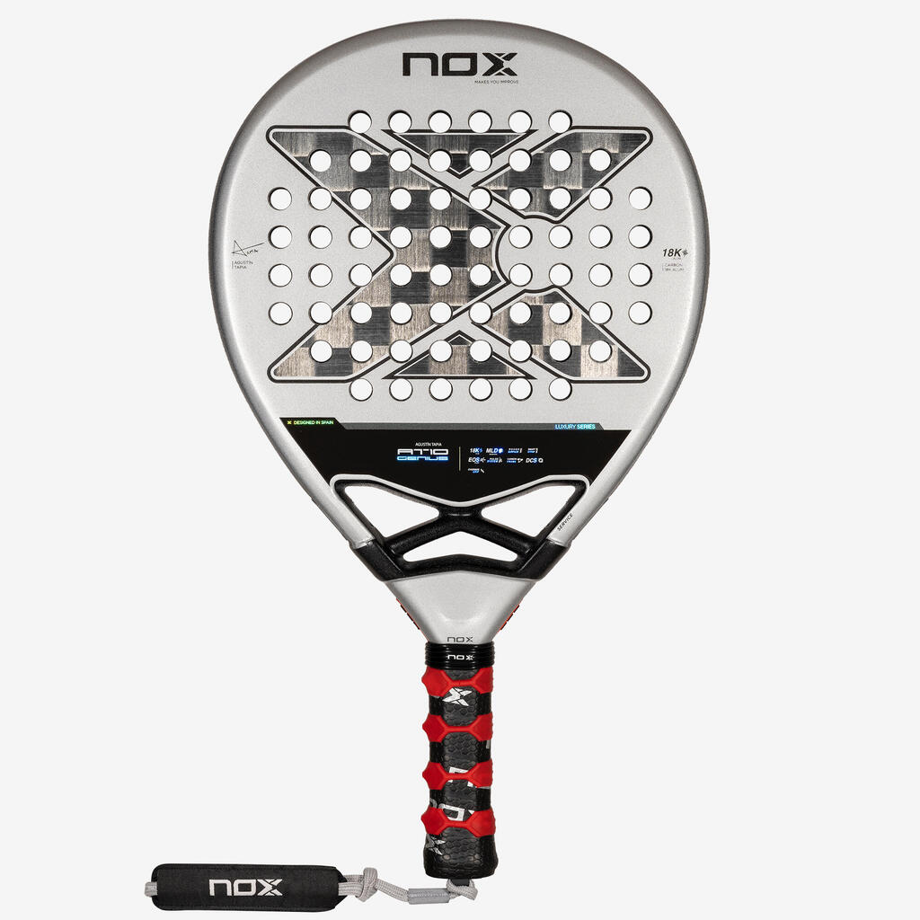 Adult Padel Racket Nox AT10 Genius 18K 2024 Agustín Tapia