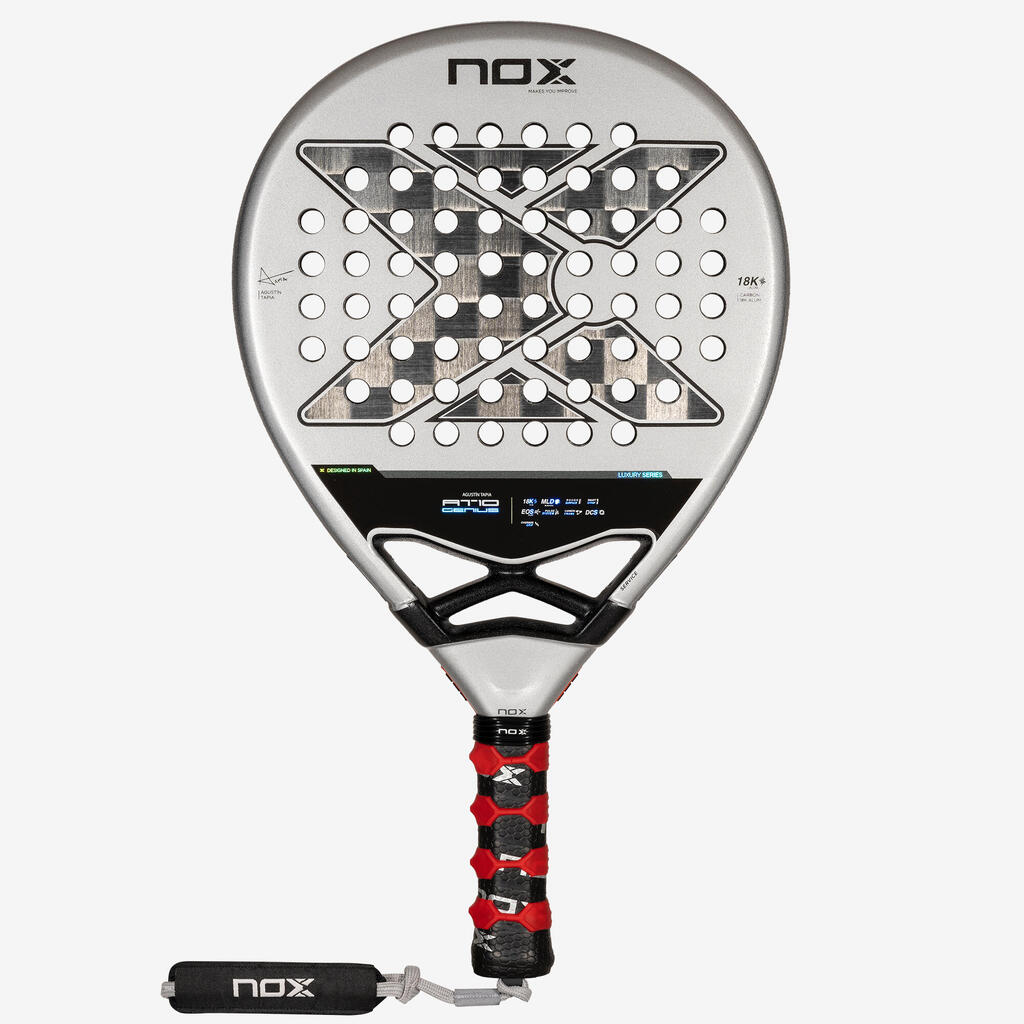 Pala de pádel Adultos - Nox AT10 Genius 18K 2024 Agustín Tapia