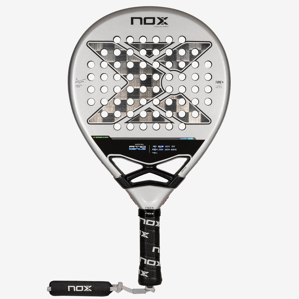 Adult Padel Racket Nox AT10 Genius 18K 2024 Agustín Tapia