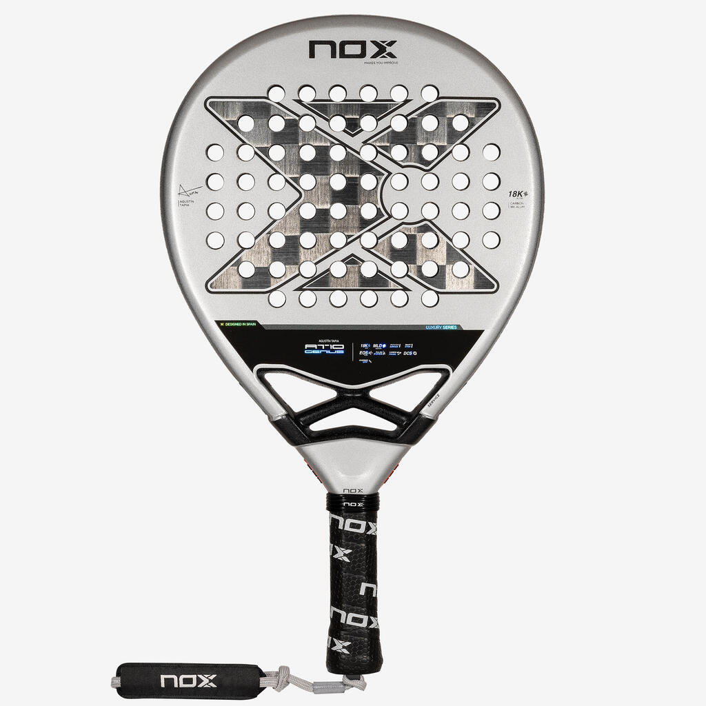 Pala de pádel Adultos - Nox AT10 Genius 18K 2024 Agustín Tapia