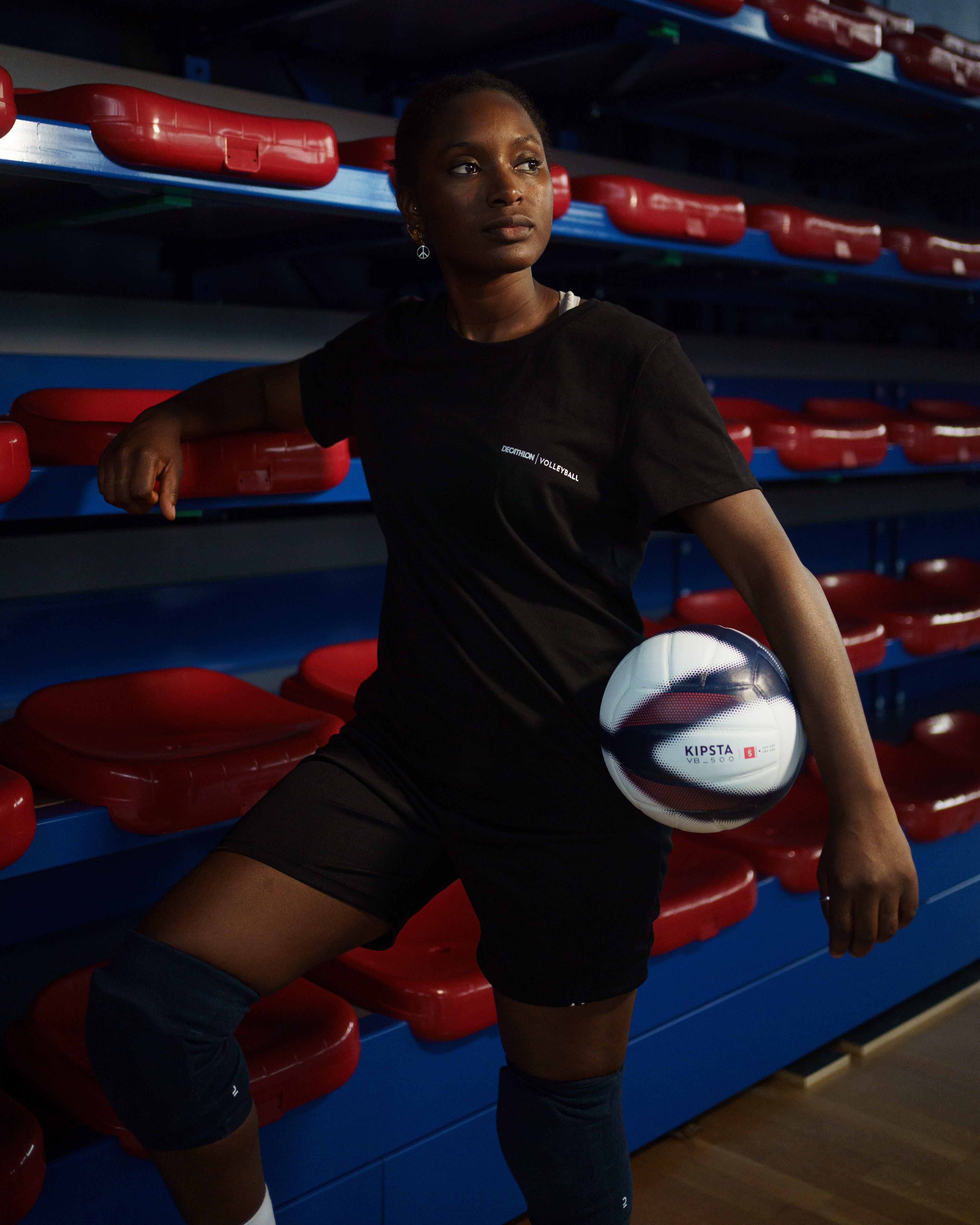 Size 5 Volleyball Ball - VB 500 Grey - KIPSTA