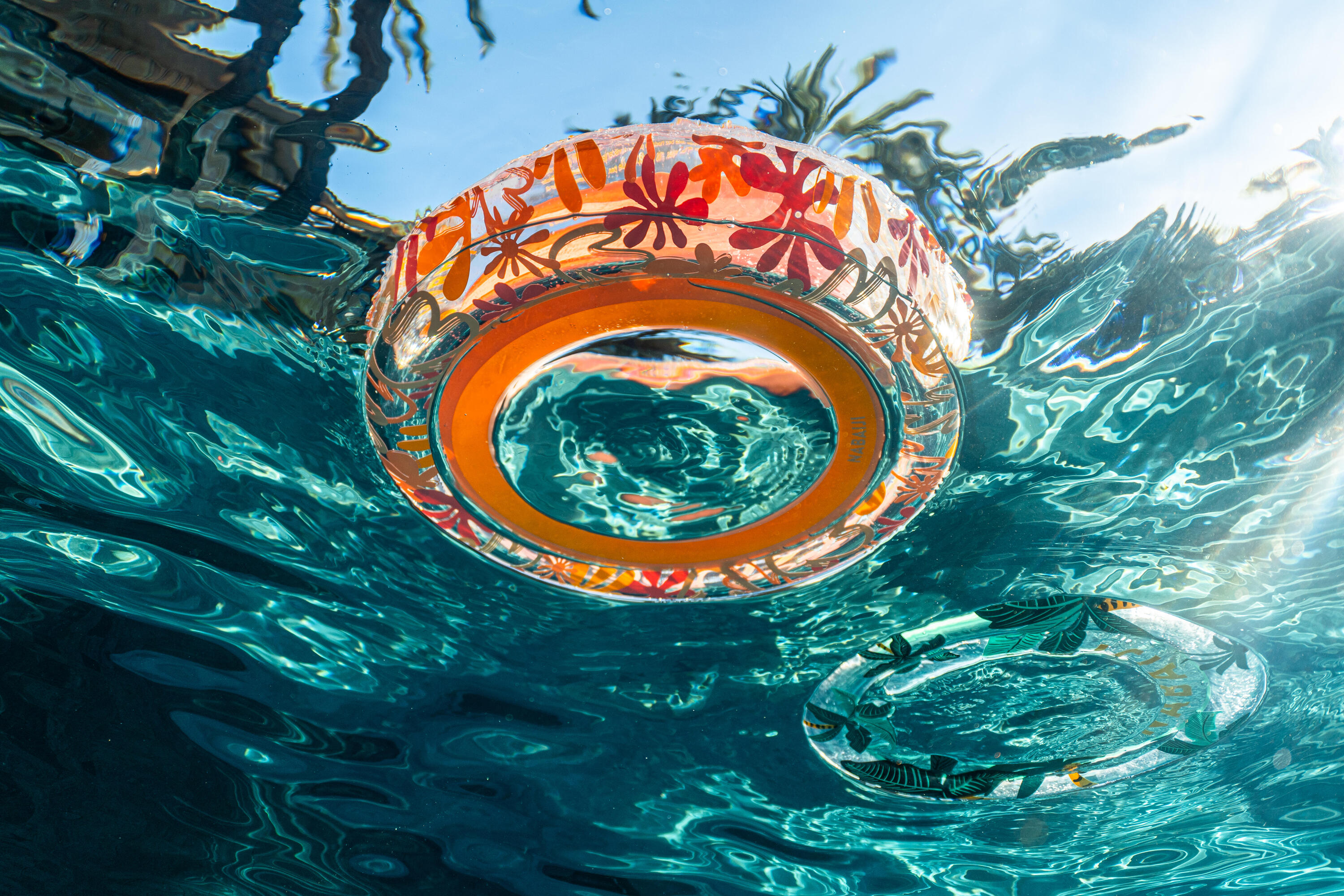 Flotador Piscina Rosa Algas Hinchable 65 cm 9/10