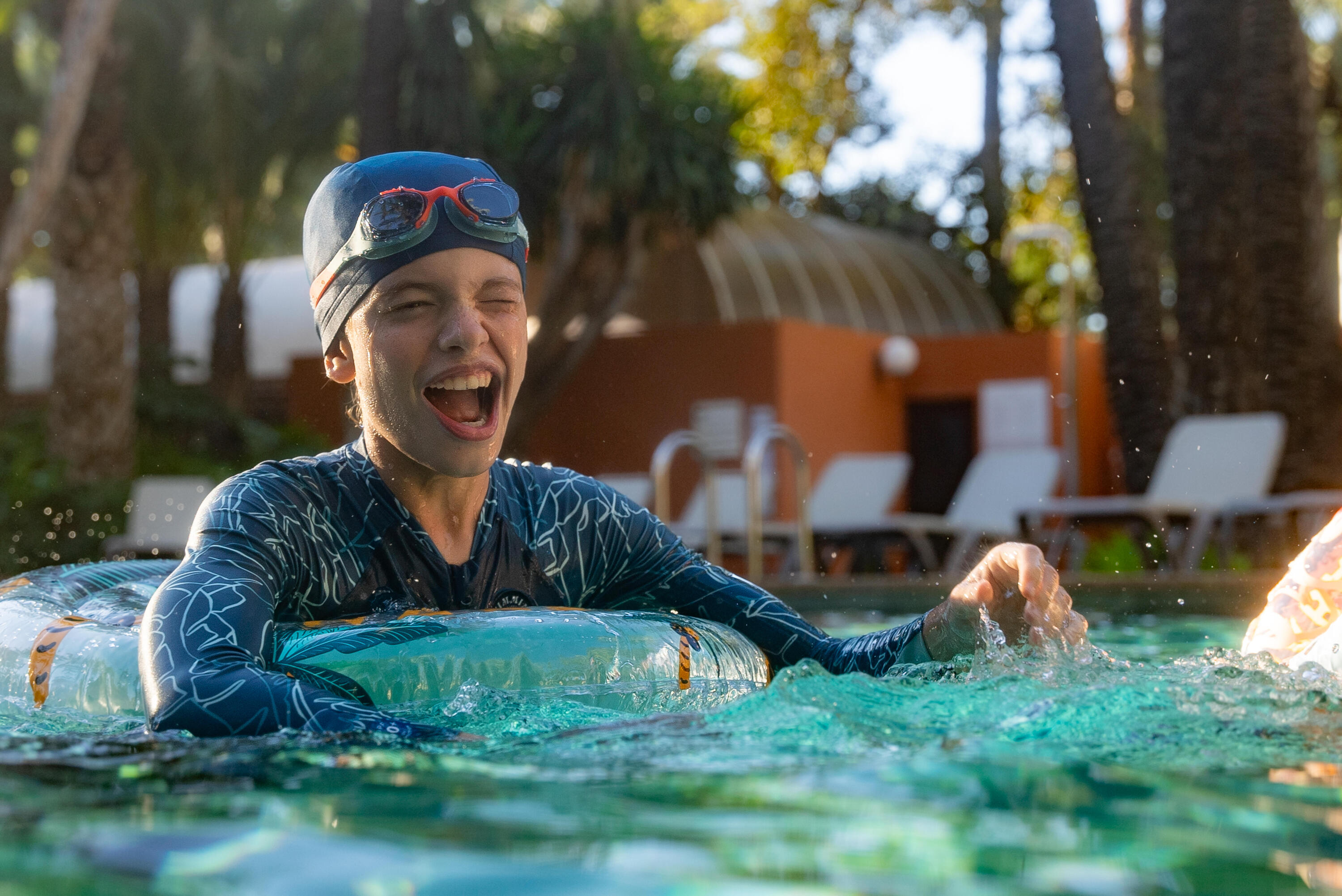 Casque de bain en maille taille P 11/12