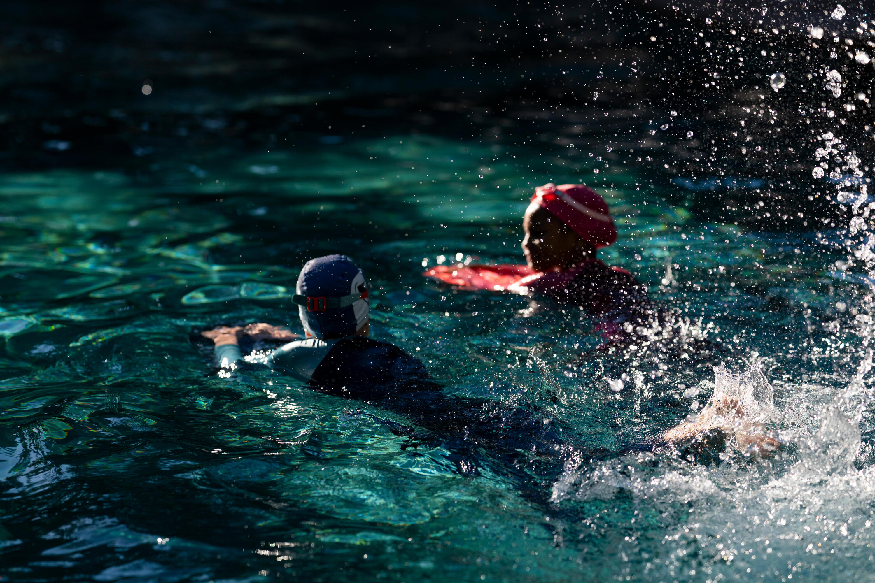 Casque de bain en maille taille P 6/12