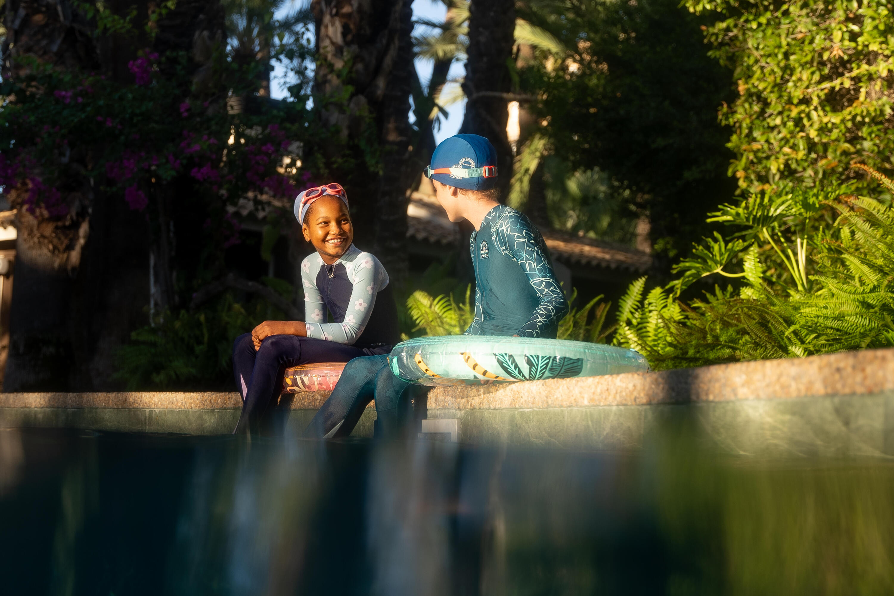 Casque de bain en maille taille P 10/12