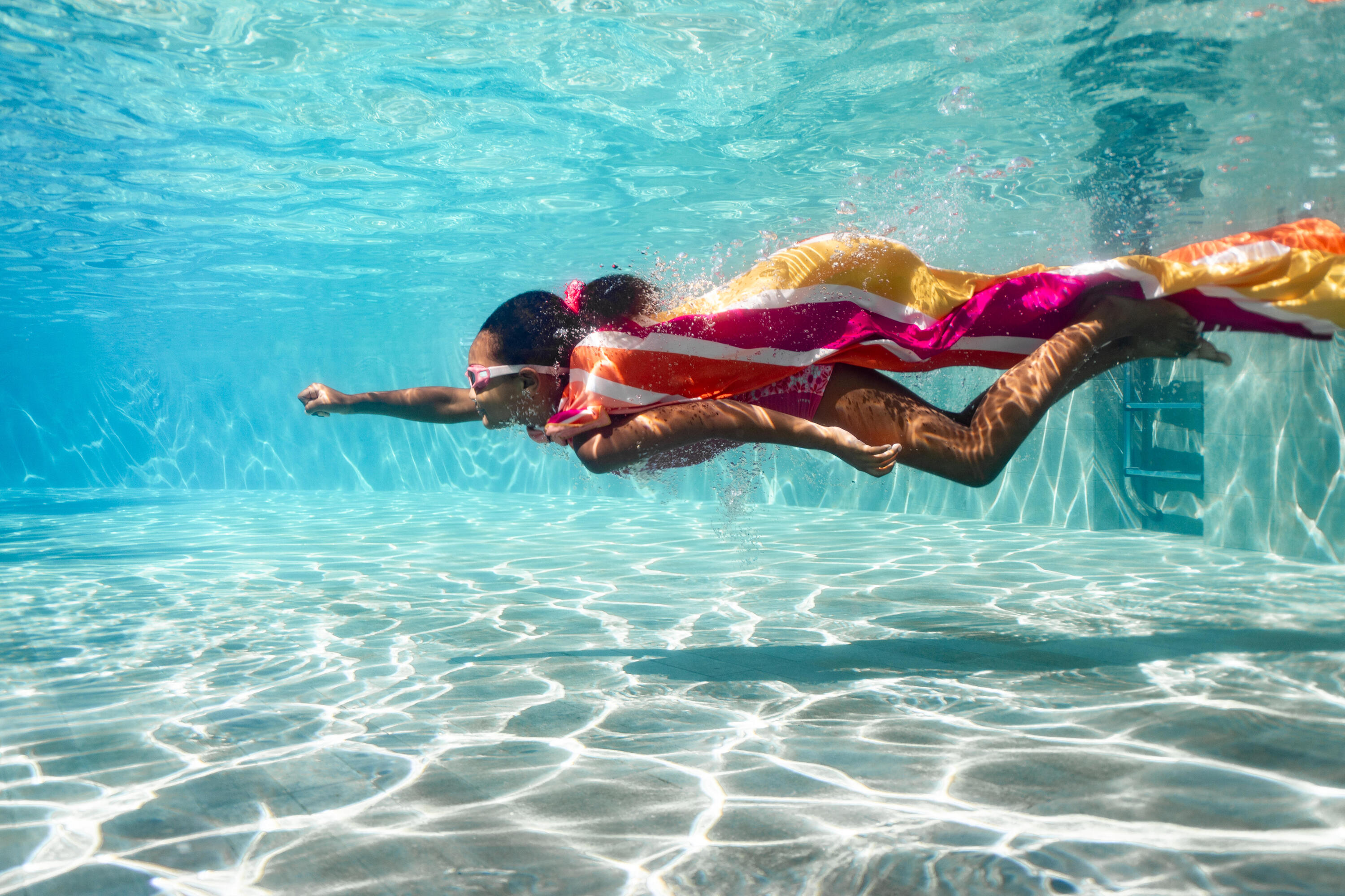 Chouchou de natation pour cheveux enfant  4/4