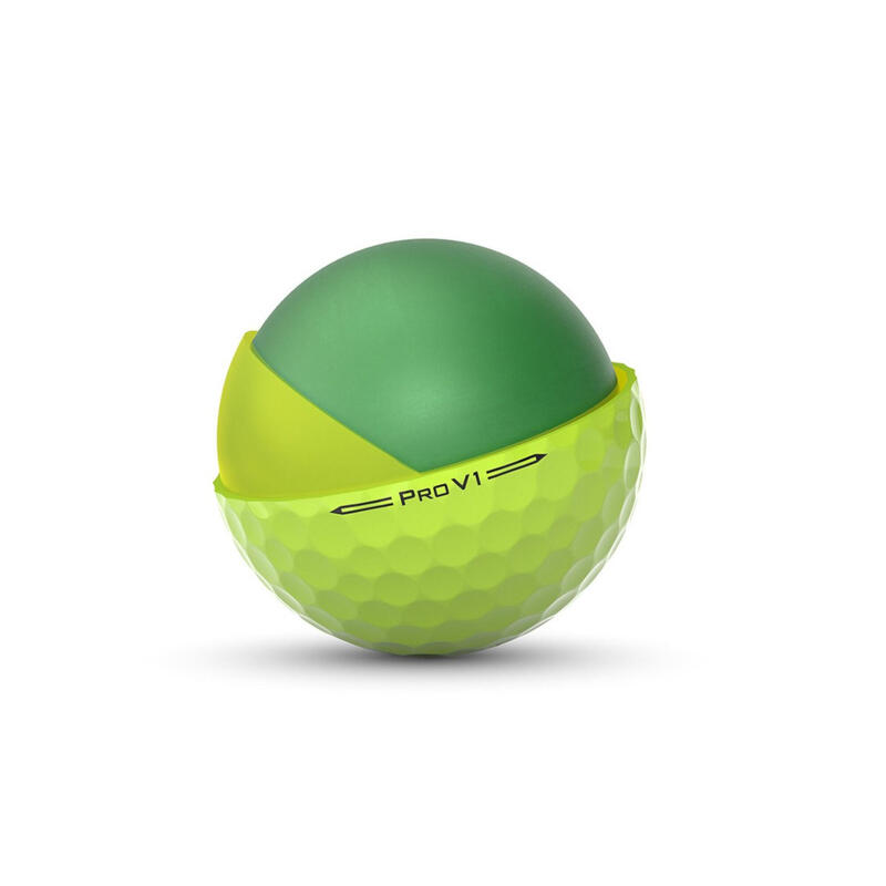Balles golf x12 - TITLEIST Pro V1 jaune