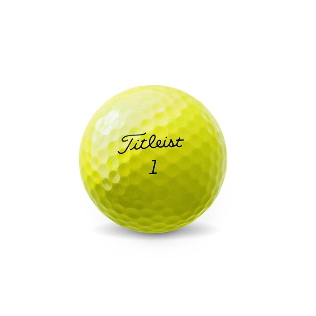 Golfové loptičky 12 ks - TITLEIST Pro V1 žlté