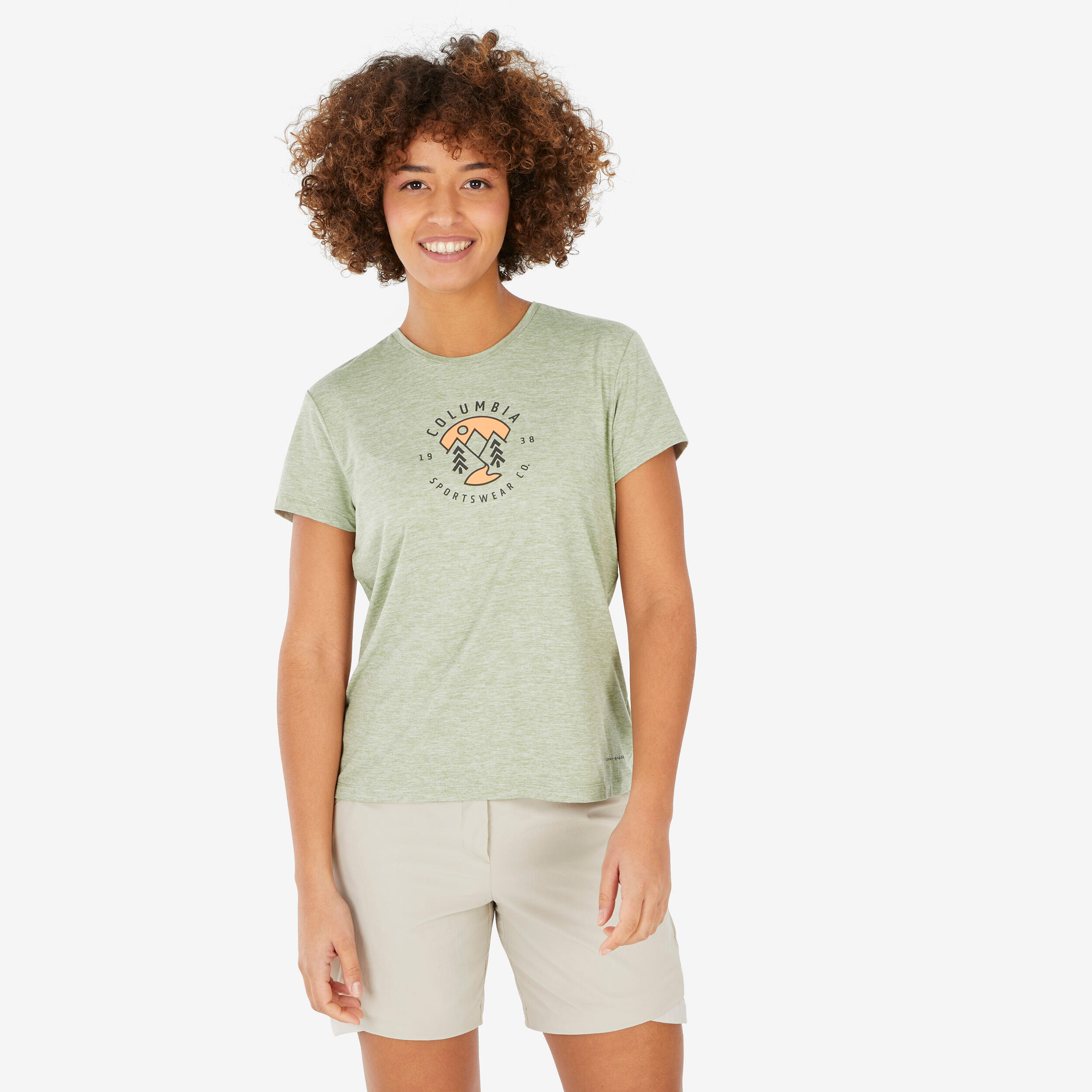Columbia - T-shirt Manches Courtes De Randonnée - Columbia - Femme - T-shirt Manches Courtes - Randonnees Et Trekking Femme - - 38 S - Decathlon