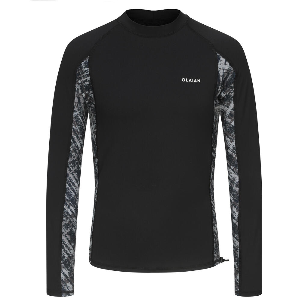 Surfing men uv protection top brush blk