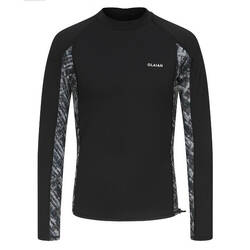 Men's surfing UV protection top BRUSH BLK