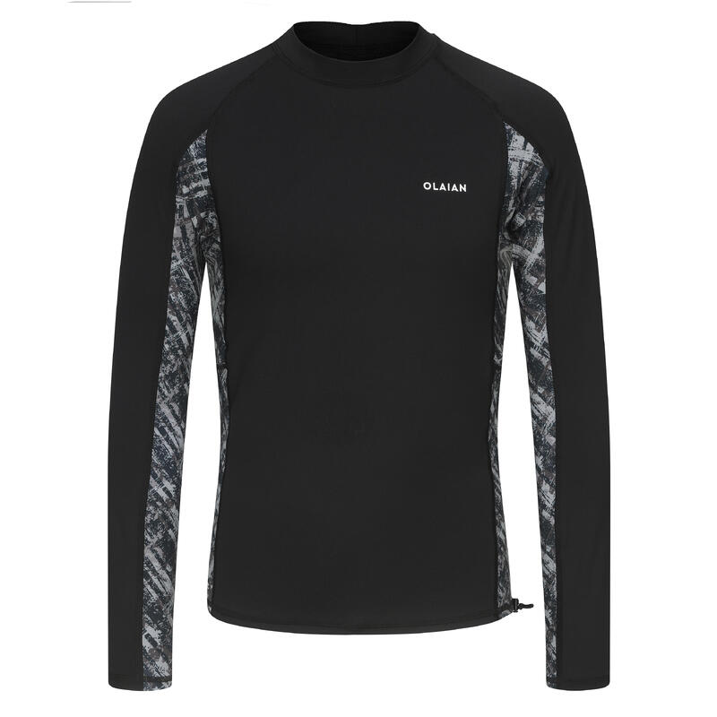 Men's surfing UV protection top BRUSH BLK