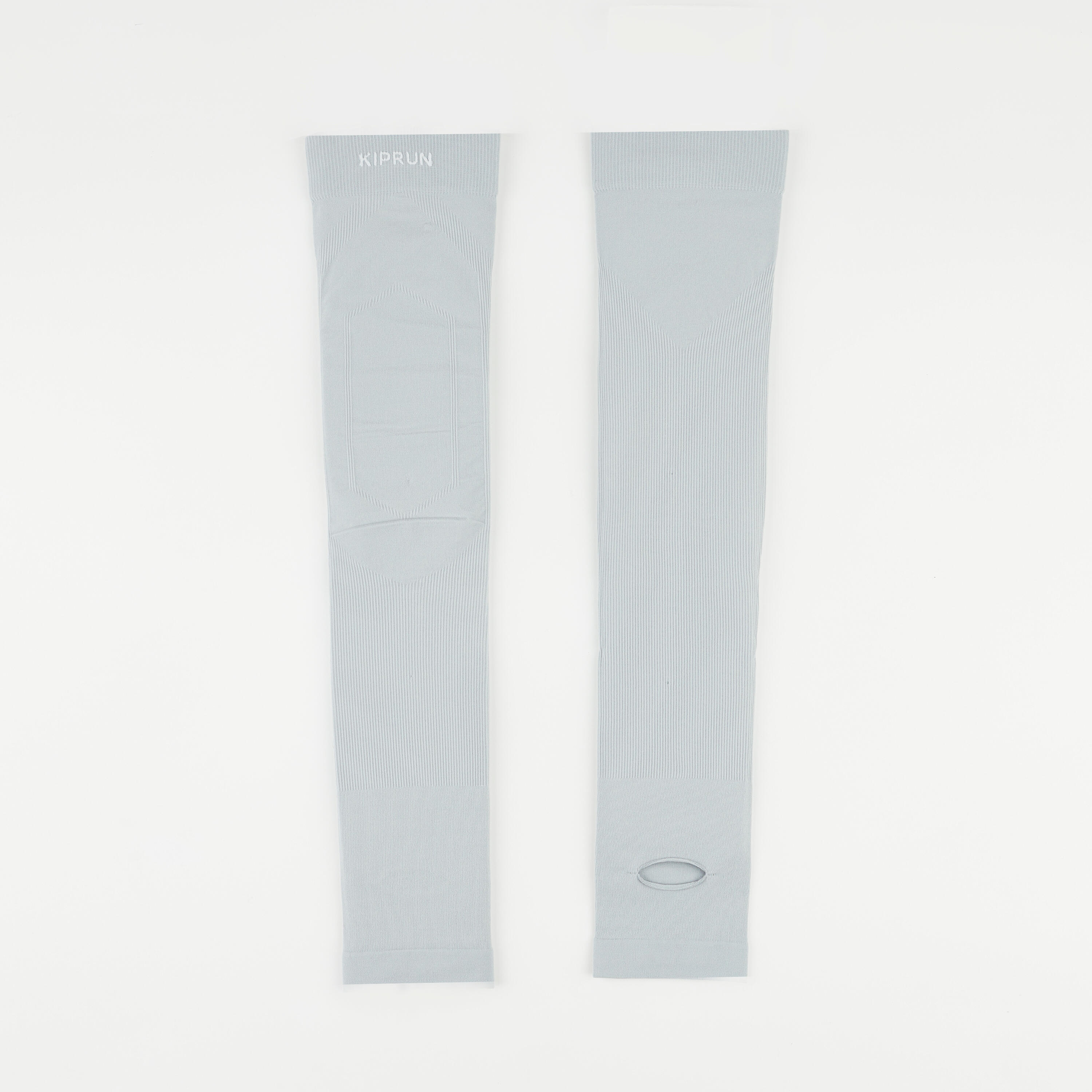 UV Protected Arm and Hand Sleeves running  grey