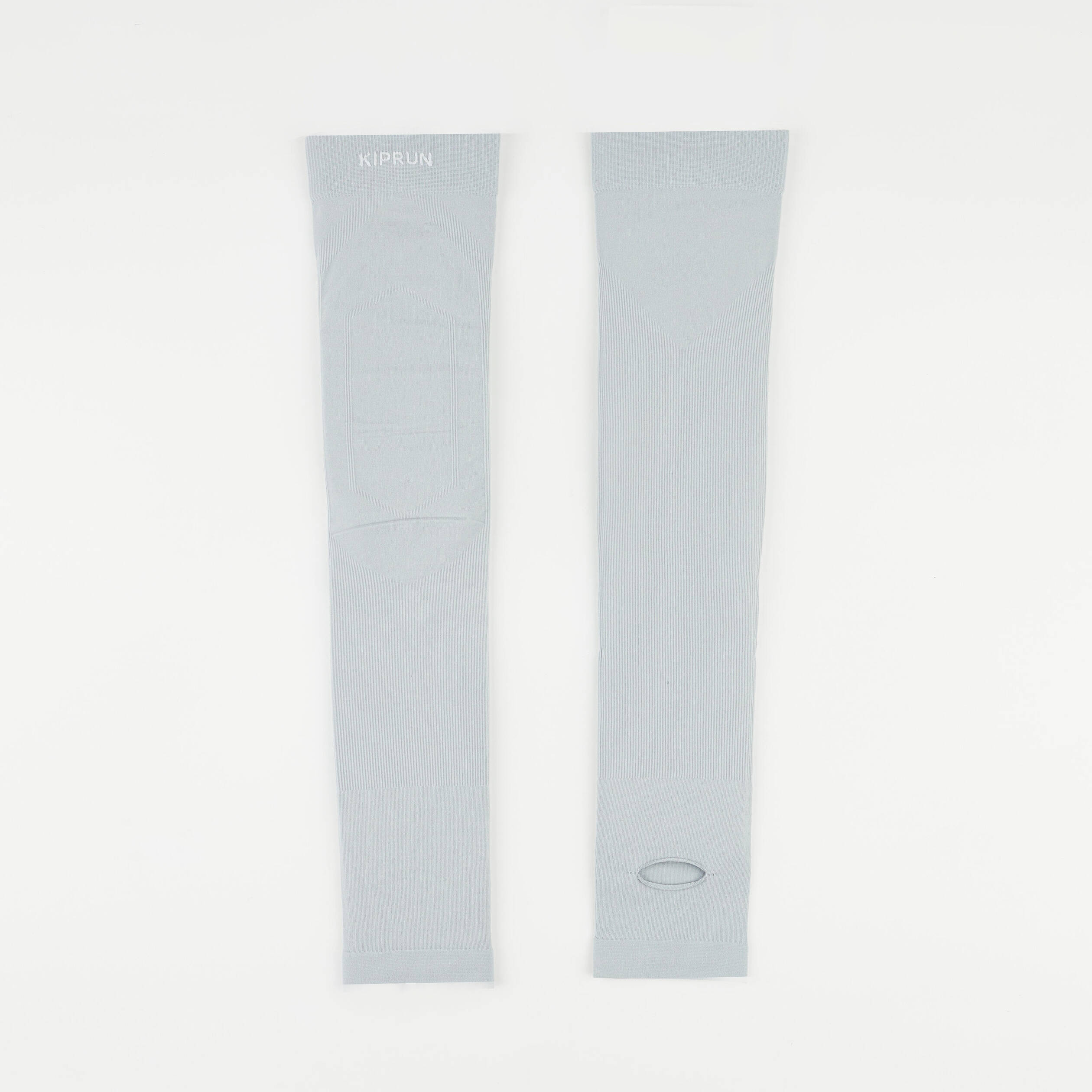 UV Protected Arm and Hand Sleeves running  grey