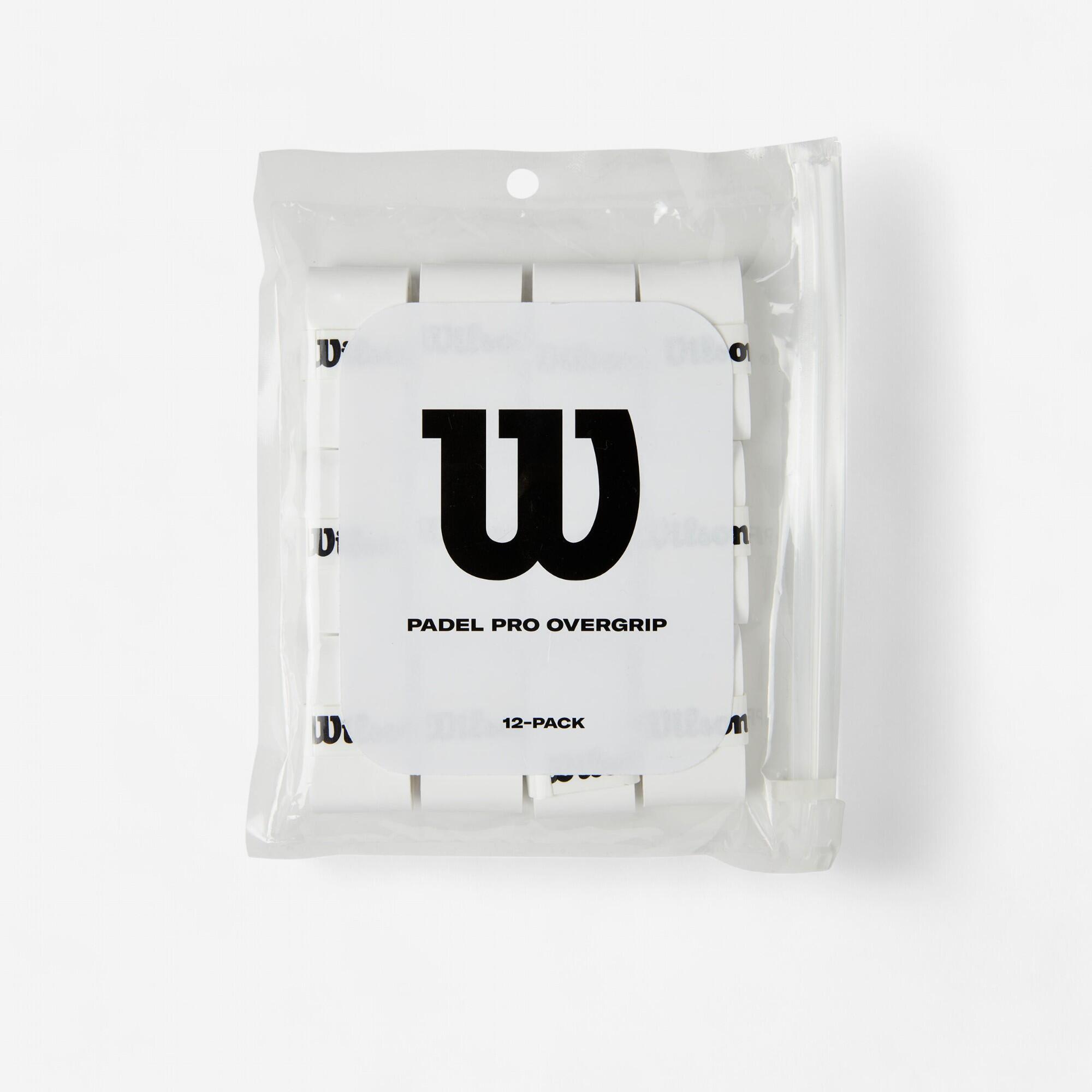 WILSON Overgrip padel Wilson PRO PADEL bianco x12