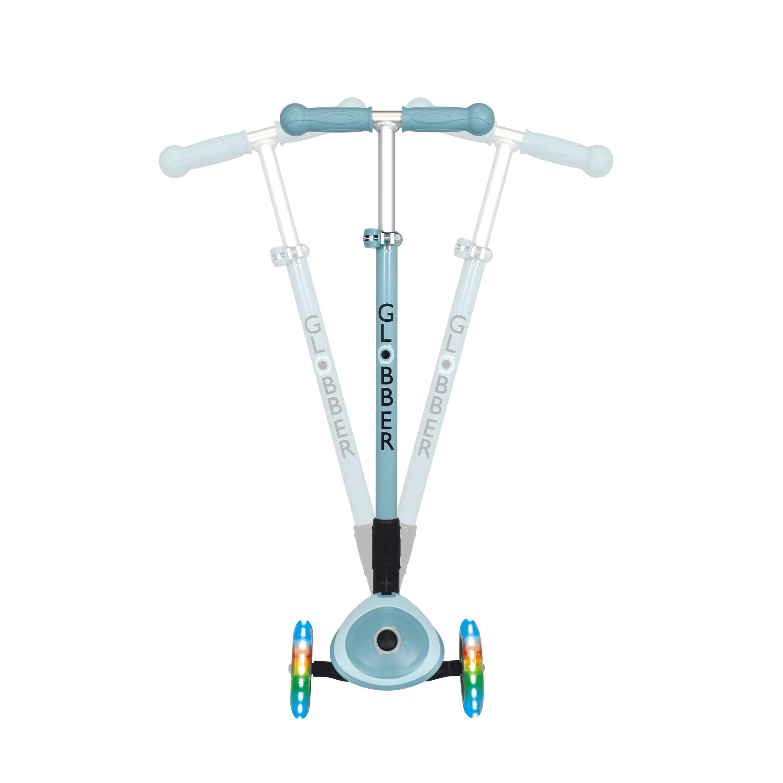 Scooter Tretroller mit 3 Rollen Kinder - Globber Premium 2.0 blau 3/6