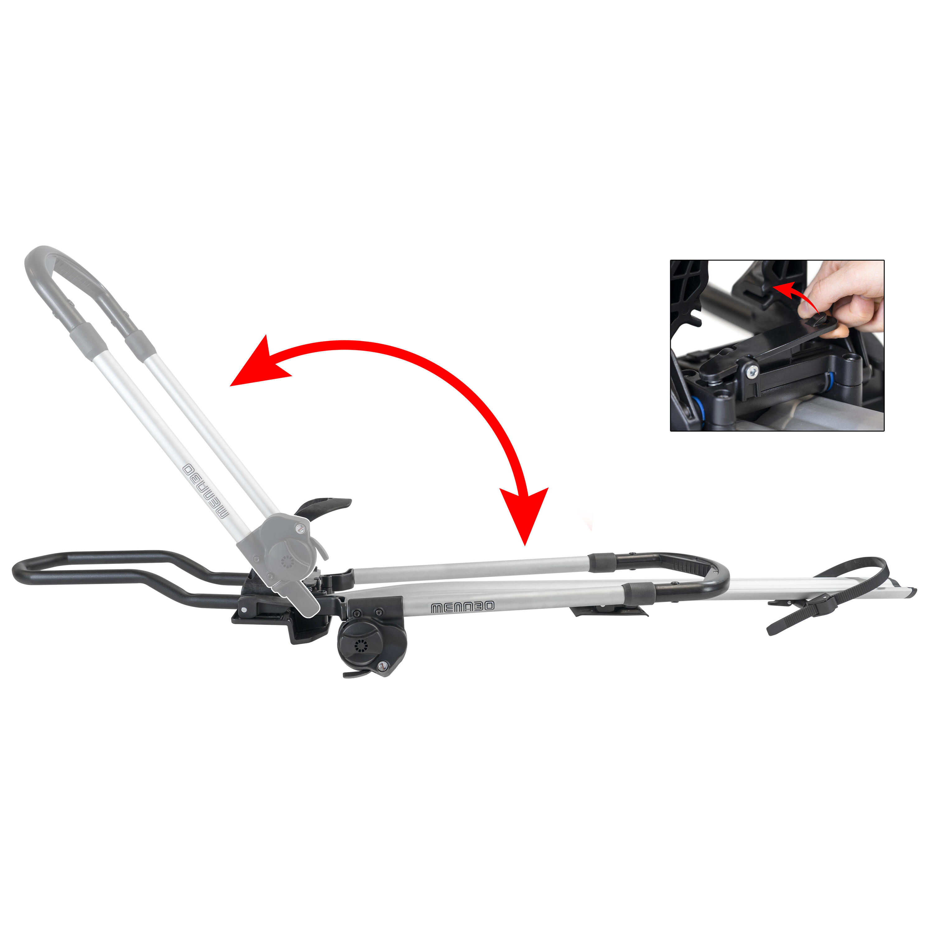 Portabicis Techo Chrono 1 Bicicleta Compatible Bicicleta Eléctrica 4/16