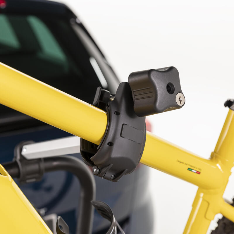 Porte-vélos Uebler I31 Pour 3 Vélos – Pliable, Compact, Charge Max 75 Kg, Compatible Vélos électriques