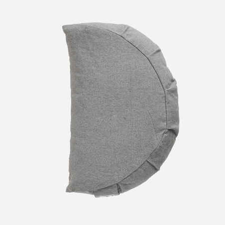 Jogos, meditacinė pusmėnulio formos pagalvėlė, pilka
