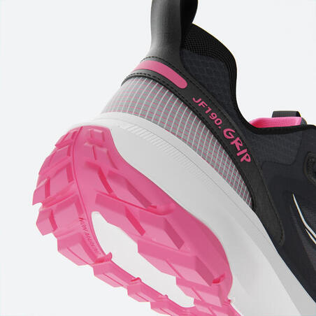 Кросівки жіночі Kiprun Jogflow 190 Grip 25 для бігу чорні