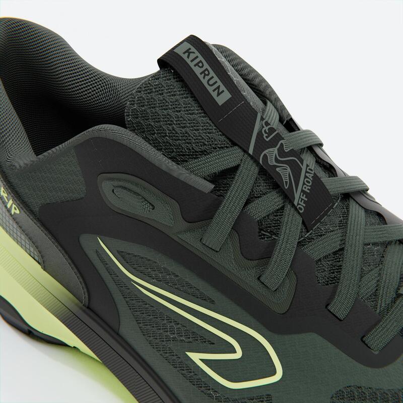 Scarpe running e trail uomo JOGFLOW 190 GRIP nero-verde