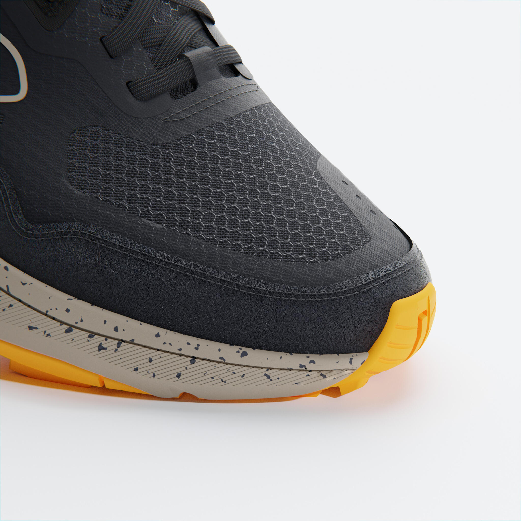 Men Running and Trail Running Shoes, Kiprun JF 190 Grip - Blue and Orange