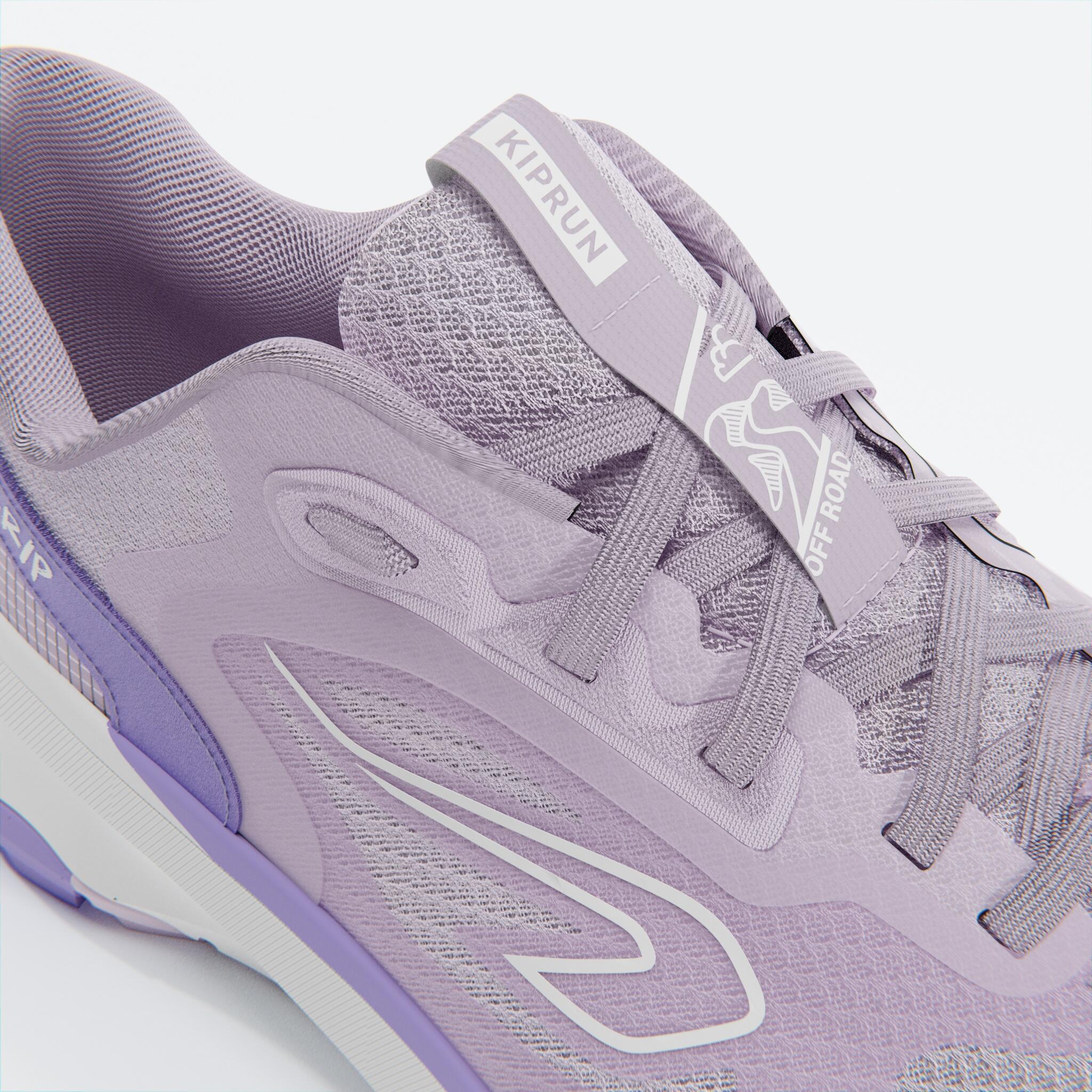 Women's Running and Trail Running Shoes - JF 190 Grip Purple - KALENJI
