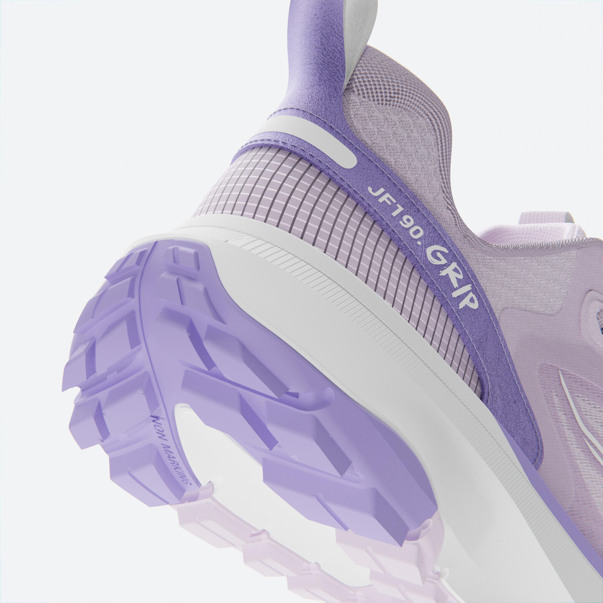Women's Running and Trail Running Shoes - JF 190 Grip Purple - KALENJI
