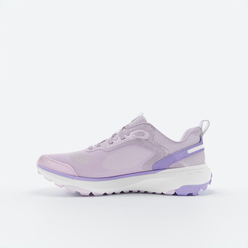 Hardloop- en trailschoenen dames JF190 Grip paars