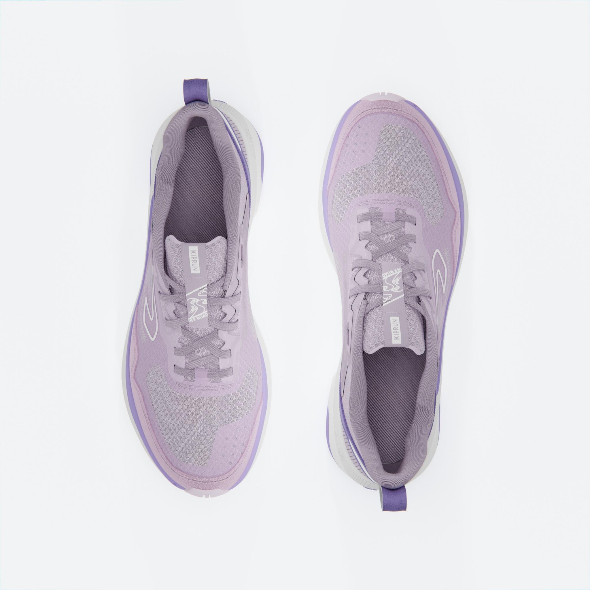 Women's Running and Trail Running Shoes - JF 190 Grip Purple - KALENJI