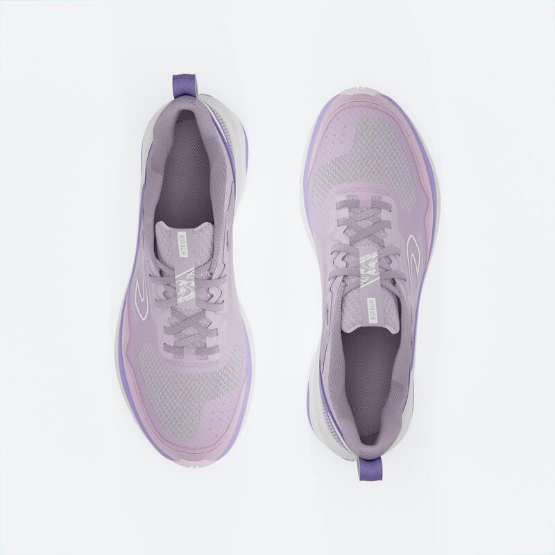 Hardloop- en trailschoenen dames JF190 Grip paars