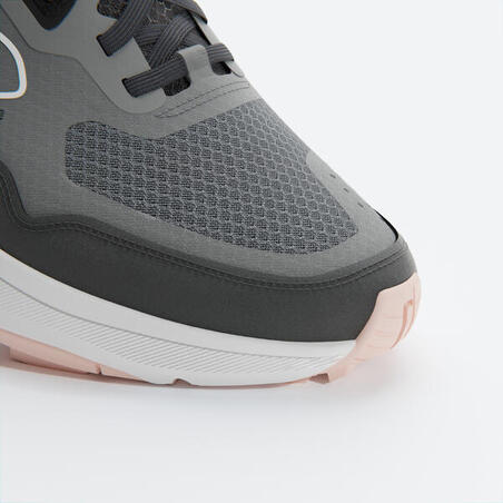 Кросівки жіночі Kiprun JF190 Grip 25 для бігу сірі