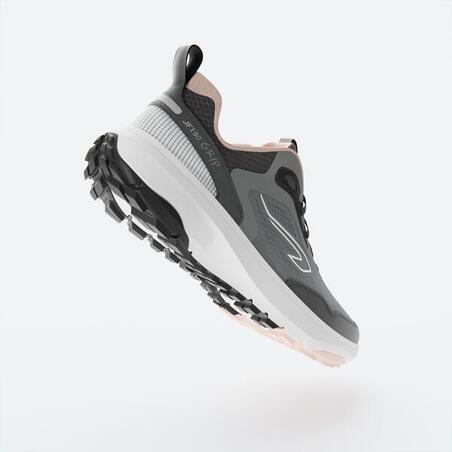 Кросівки жіночі Kiprun JF190 Grip 25 для бігу сірі