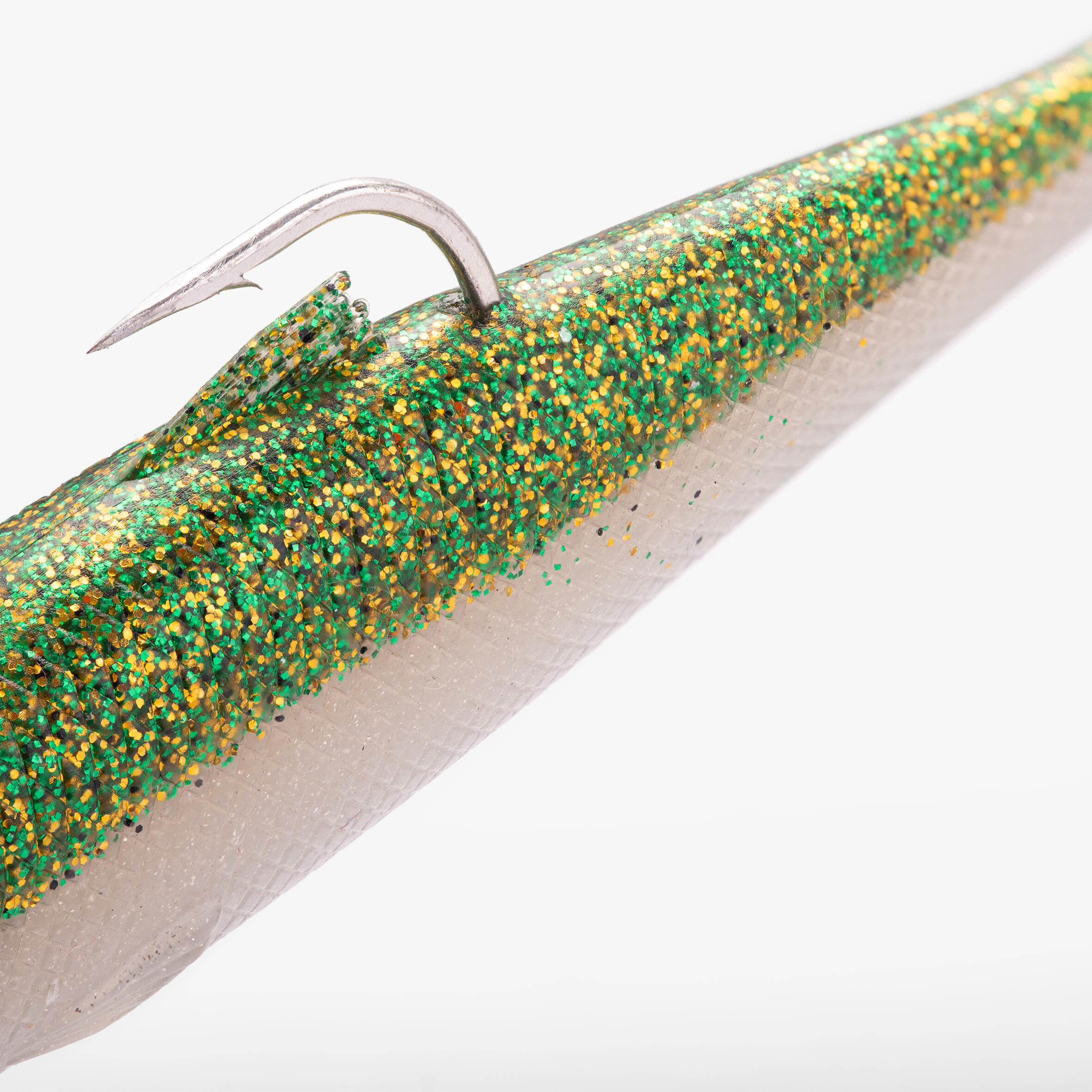 Amostras Flexíveis Pesca Shad OSARDA 100 Azul/Verde Brilhante (Conjunto) 8/17