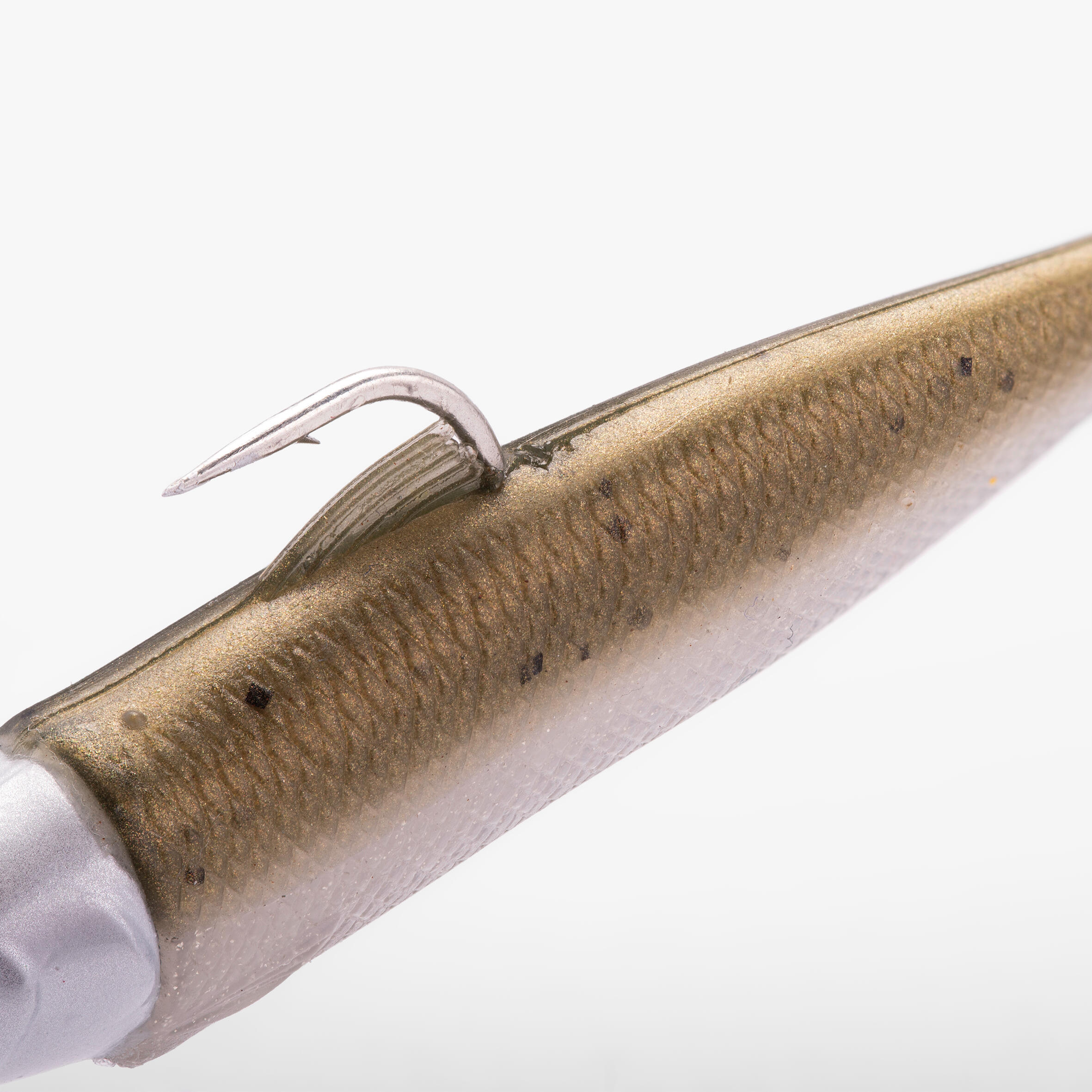 COMBO leurres souples Shad OSARDA 80 Ayu/Blanc 4/16