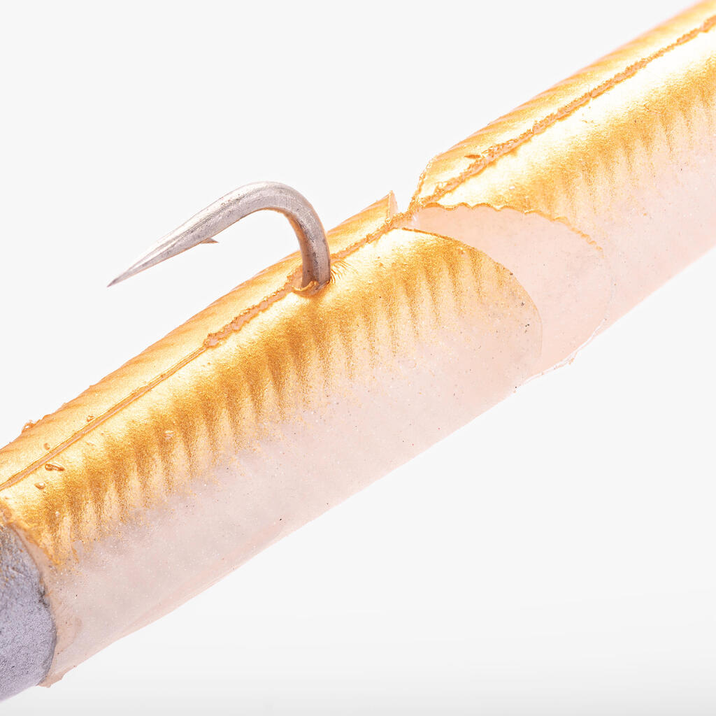 Minkštų masalų rinkinys „Slugeelo 130“, 10 g, aukso, balta