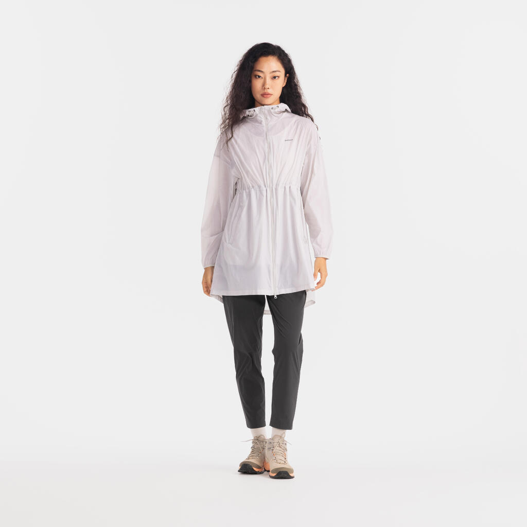 VESTE LONGUE ANTI-UV HELIUM 550 FEMME - GRISE