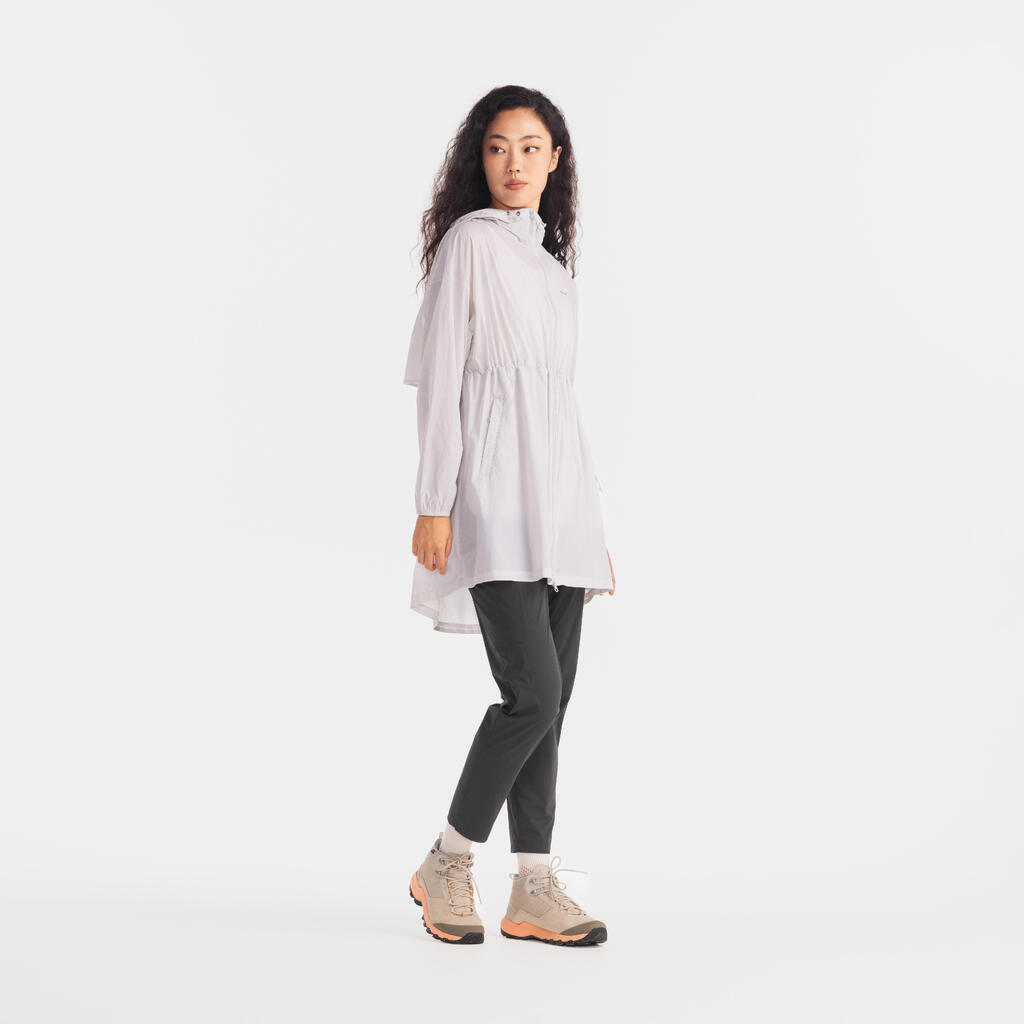 VESTE LONGUE ANTI-UV HELIUM 550 FEMME - GRISE