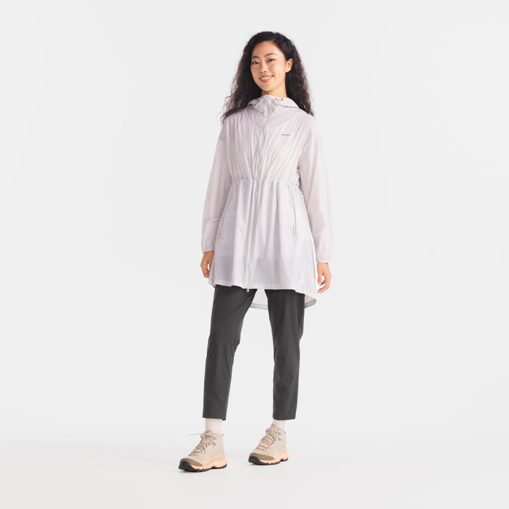 VESTE LONGUE ANTI-UV HELIUM 550 FEMME - GRISE