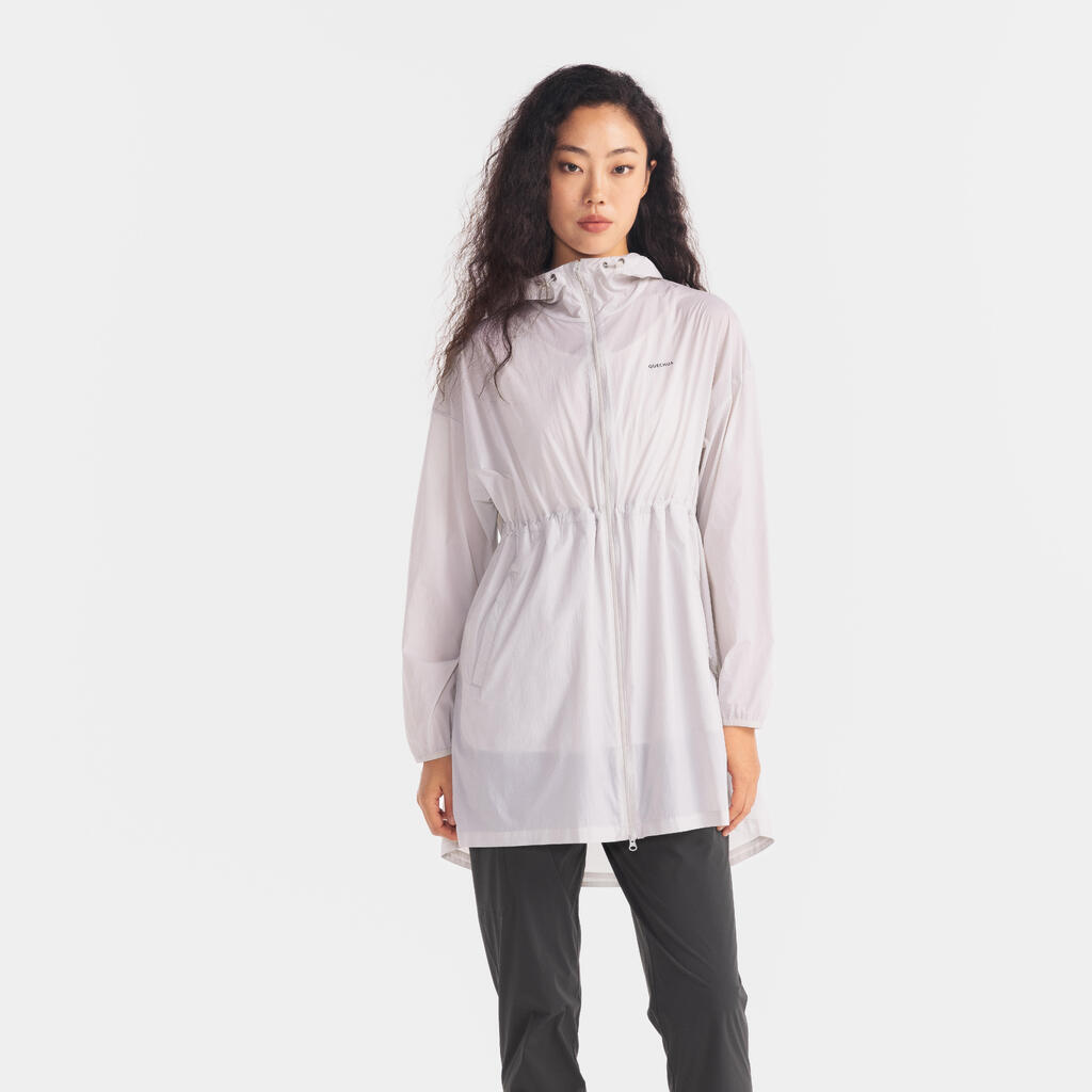 VESTE LONGUE ANTI-UV HELIUM 550 FEMME - GRISE