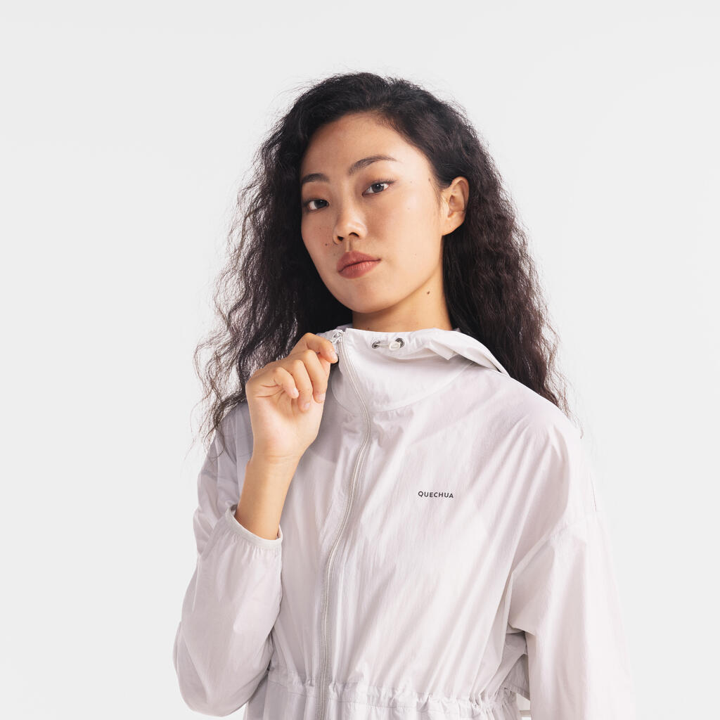 VESTE LONGUE ANTI-UV HELIUM 550 FEMME - GRISE