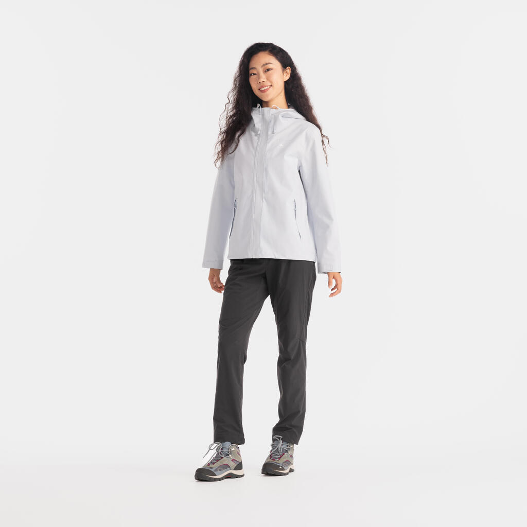 Veste imperméable de randonnée montage - MH150 - Femme