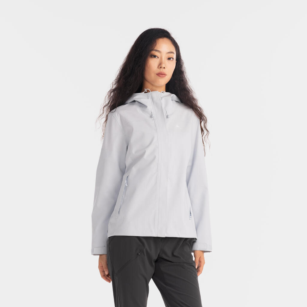 Veste imperméable de randonnée montage - MH150 - Femme